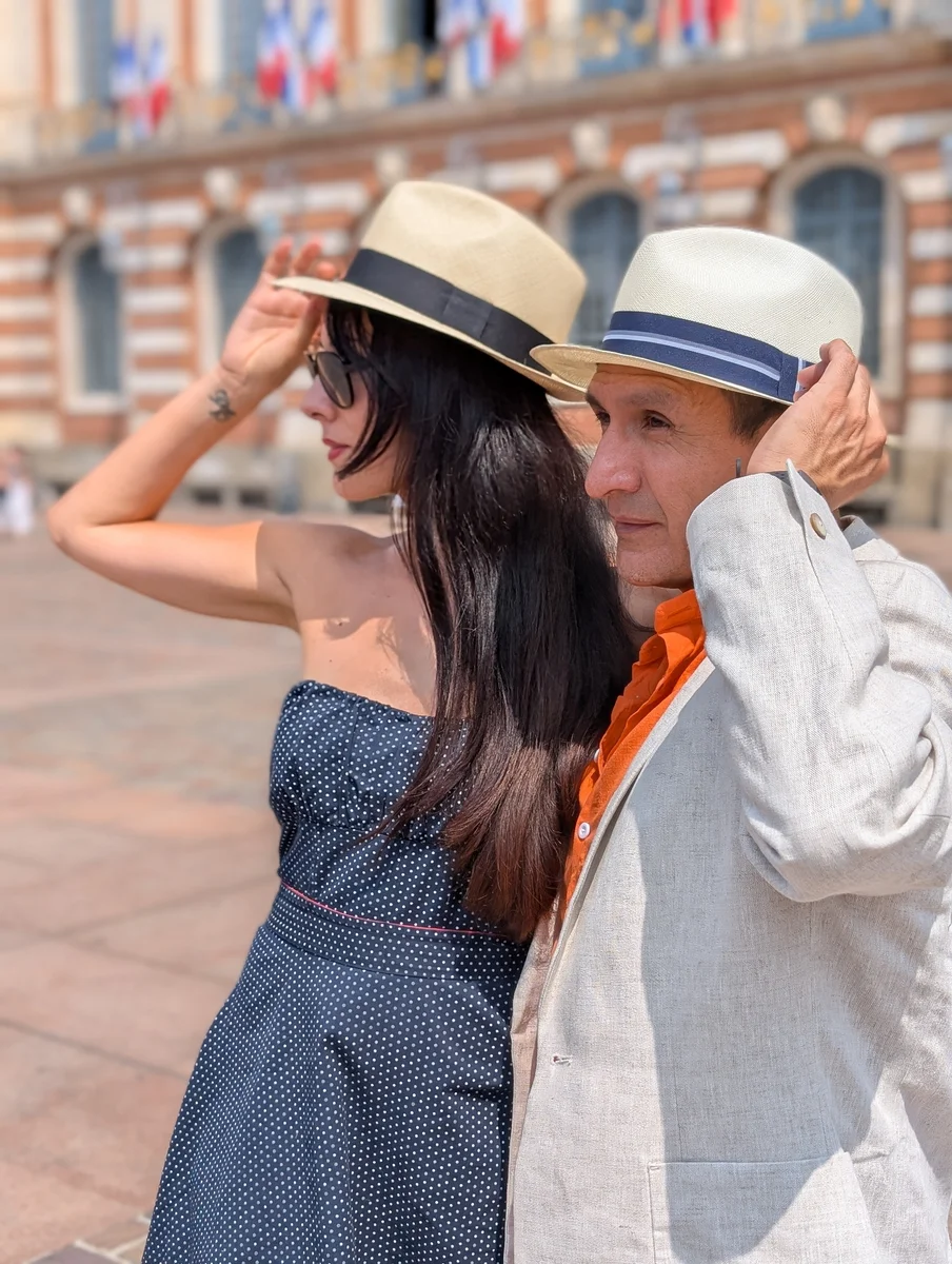 Chapeau Panama Cryset Premium G10 — Ruban Habana en paille toquilla authentique